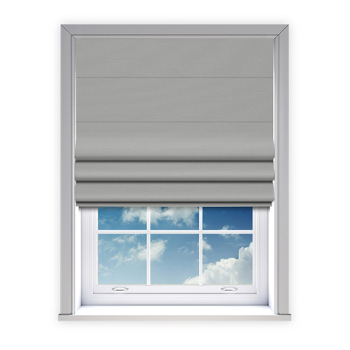 Trace Silver Lifestyle Roman blinds