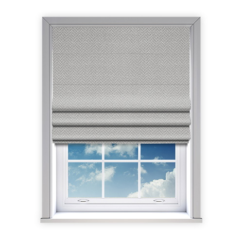 Verve Steel Lifestyle Roman blinds