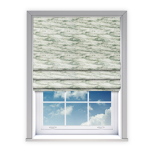 Canvas Moss Lifestyle Roman blinds