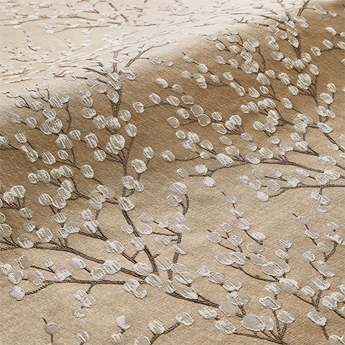 Catkin Praline Roman blinds