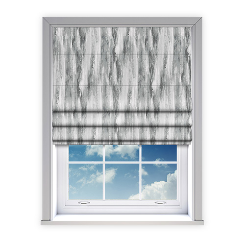 Cielo Slate Lifestyle Roman blinds