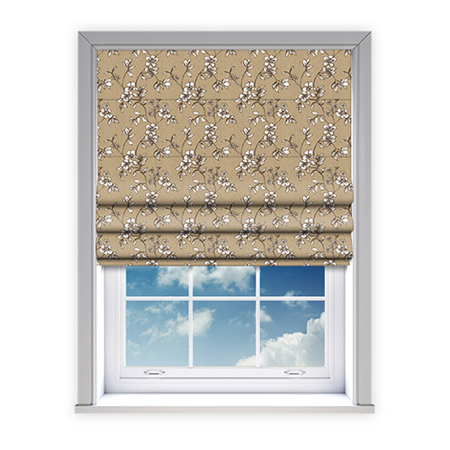 Flores Biscuit Lifestyle Roman blinds