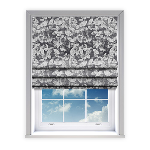 Folina Slate Lifestyle Roman blinds