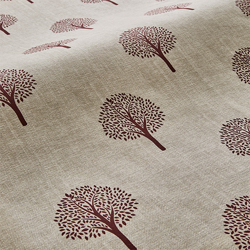 Mulberry Roast Roman blinds
