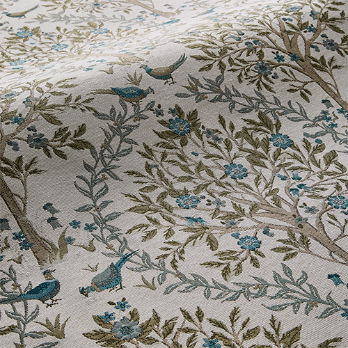 Pavo Teal Roman blinds