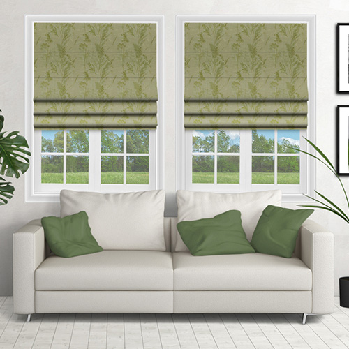 Sakura Keshiki Eucalyptus Lifestyle Roman blinds