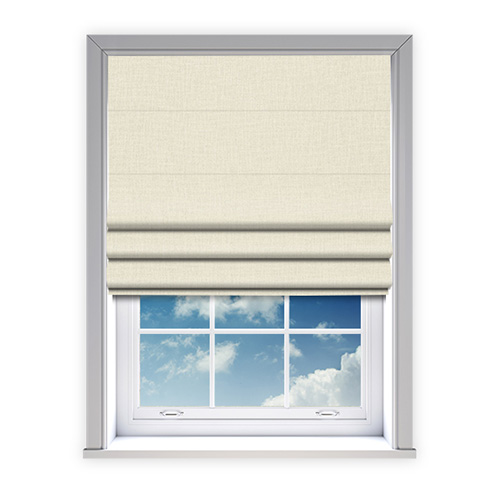 Lora Ivory Lifestyle Roman blinds