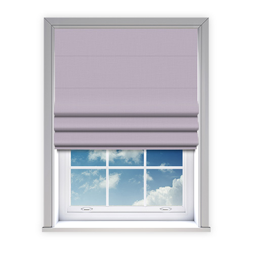 Lorenzo Mauve Lifestyle Roman blinds