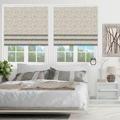 Perspective Natural Lifestyle Roman blinds