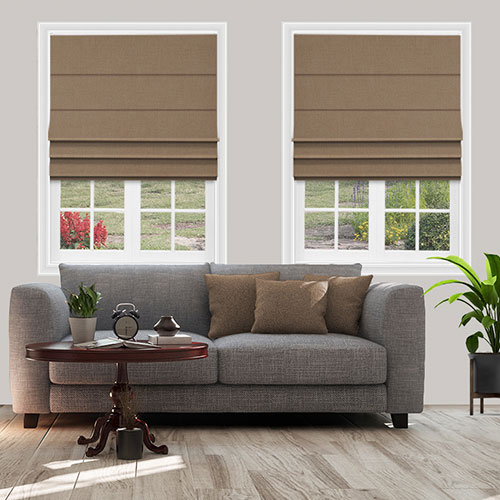 Fagel Taupe Lifestyle Roman blinds