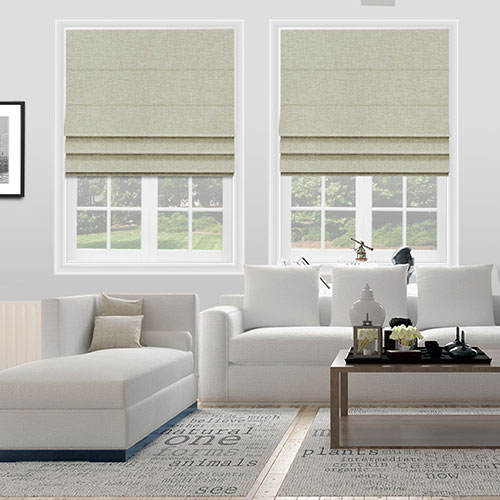 Marshall Linen Lifestyle Roman blinds