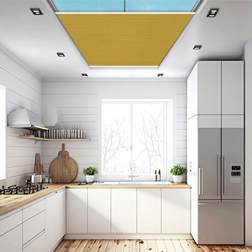 Blackout Yellow Lifestyle Roof Blinds