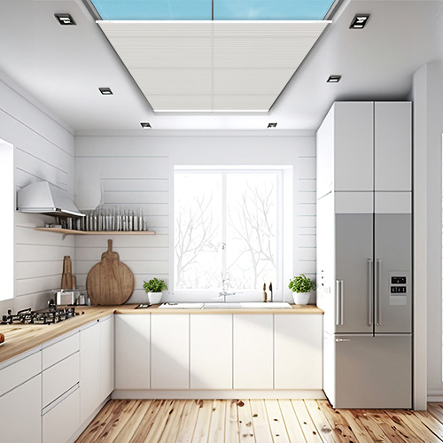 Blythe FR ASC White Lifestyle Roof Blinds