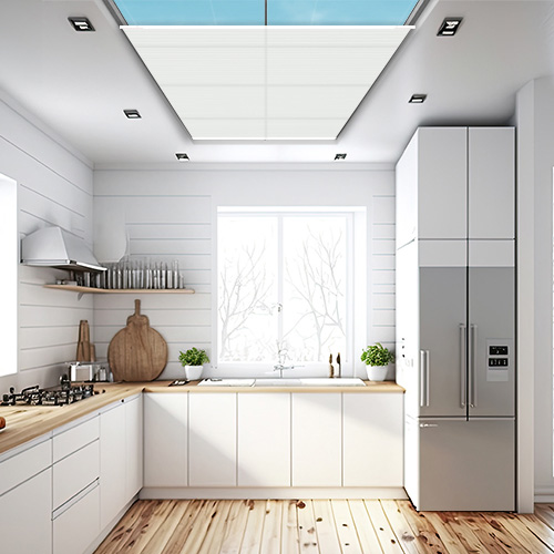 Hesper Cotton White Lifestyle Roof Blinds