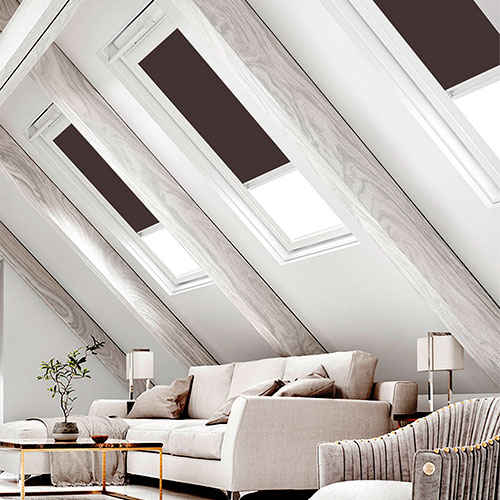 Bella Canyon Blockout Lifestyle Blinds4UK for VELUX Blinds