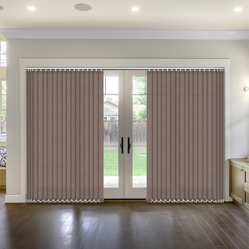 Thermal Brown Vertical Lifestyle Thermal Blinds