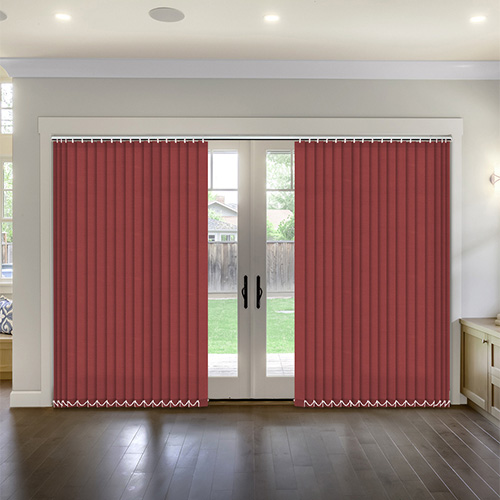Thermal Cherry Vertical Lifestyle Thermal Blinds