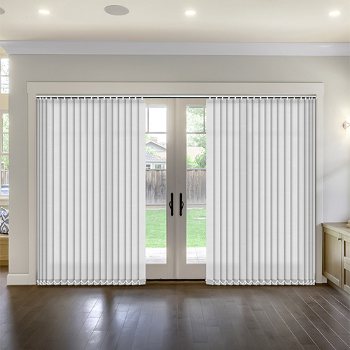 Thermal White Vertical Lifestyle Thermal Blinds