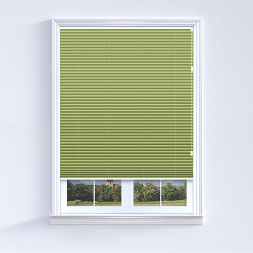 Blenheim Lime Pleated Lifestyle Thermal Blinds