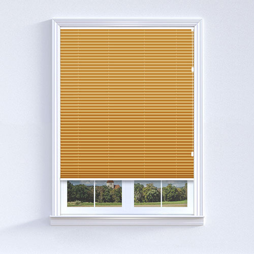 Blenheim Ochre Pleated Lifestyle Thermal Blinds