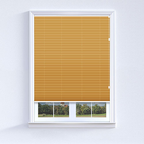 Blenheim Ochre Pleated Lifestyle Thermal Blinds