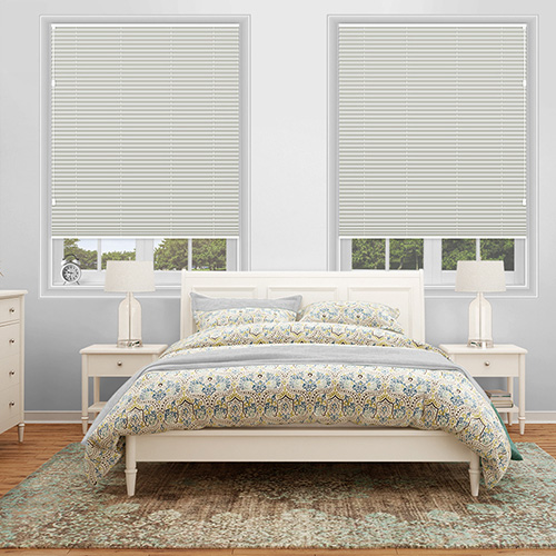 Blenheim White Mist Pleated Lifestyle Thermal Blinds