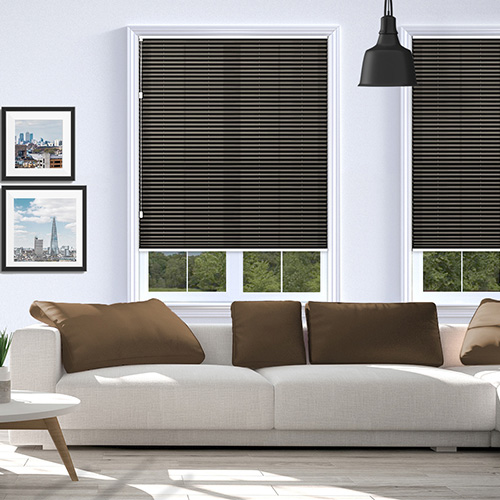 Kana Chocolate Cellular Pleated Lifestyle Thermal Blinds