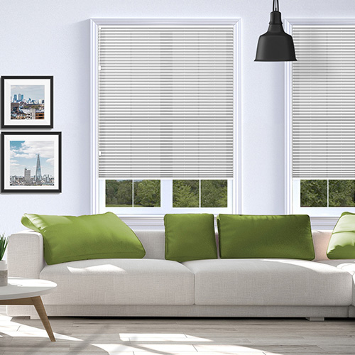 Kana Perla White Cellular Pleated Blind - Thermal Dimout