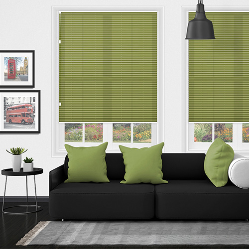Scandi Olive Cellular Pleated Lifestyle Thermal Blinds
