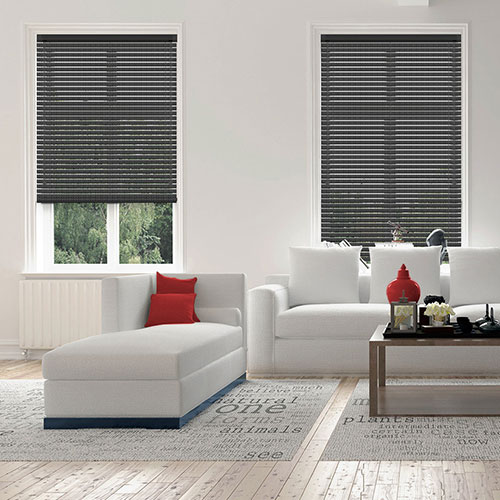 35mm Black Perforated Lifestyle Venetian blinds
