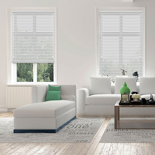 35mm White Perforated Lifestyle Venetian blinds