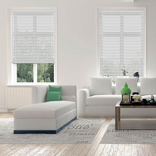 50mm White Lifestyle Venetian blinds