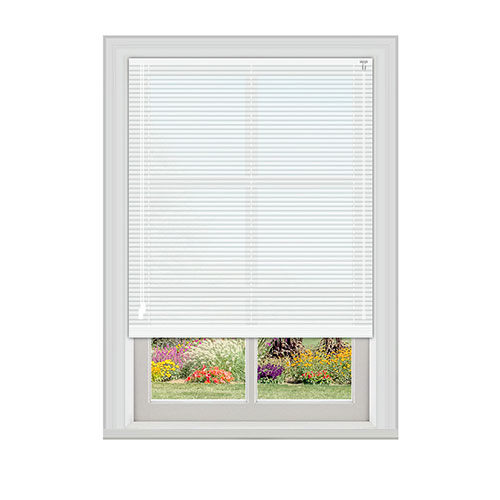 White Gloss Finish Aluminium Blind Blinds4UK