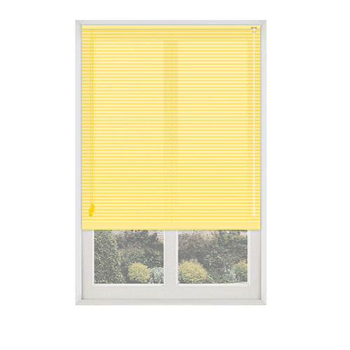 15mm Golden Yellow Aluminium Lifestyle Venetian blinds