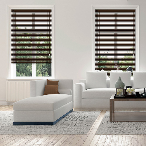 Mahogany 25mm Aluminium Lifestyle Venetian blinds