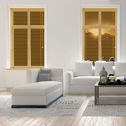 Sugar Maple 25mm Aluminium Lifestyle Venetian blinds