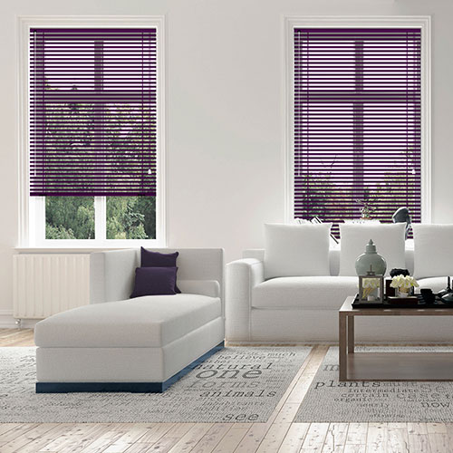 Damson 25mm Aluminium Lifestyle Venetian blinds