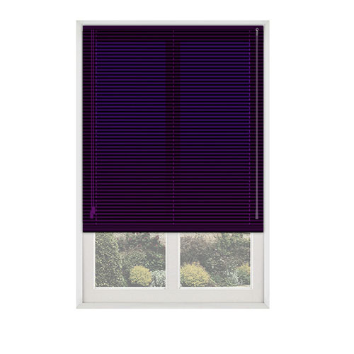 Damson 25mm Aluminium Lifestyle Venetian blinds
