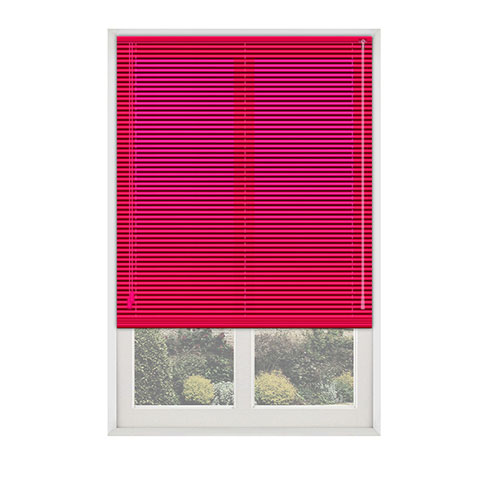 Fuchsia 25mm Aluminium Lifestyle Venetian blinds