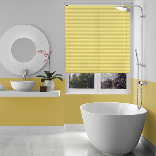 Golden Yellow 25mm Aluminium Lifestyle Venetian blinds