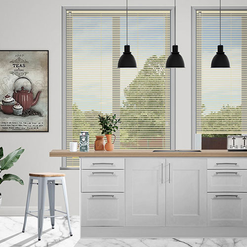 Oatmeal 25mm Aluminium Lifestyle Venetian blinds