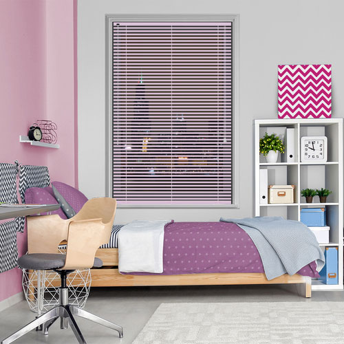 Pink Blossom 25mm Aluminium Lifestyle Venetian blinds