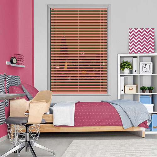 Pretty Pink 25mm Aluminium Lifestyle Venetian blinds