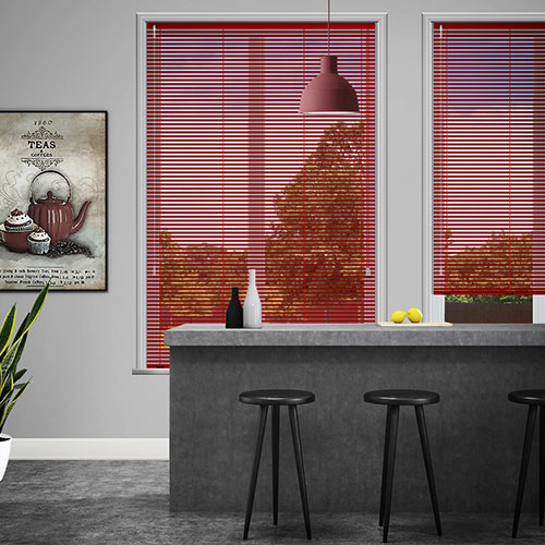 Ruby Red Lifestyle Venetian blinds