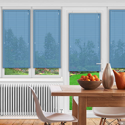 Sea Blue 25mm Aluminium Lifestyle Venetian blinds