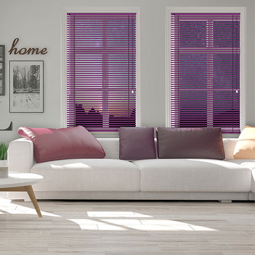 Wild Plum 25mm Aluminium Lifestyle Venetian blinds