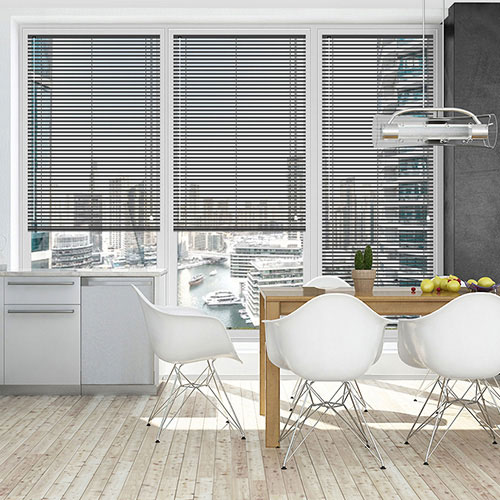 Frosted Silver 25mm Aluminium Lifestyle Venetian blinds