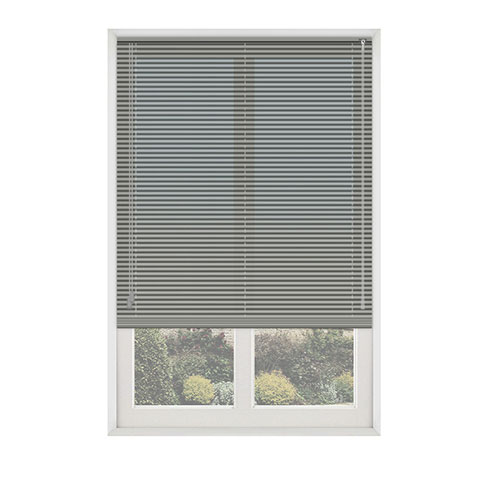 Frosted Silver 25mm Aluminium Lifestyle Venetian blinds