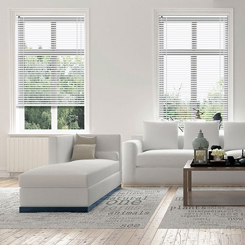 Gloss White 25mm Aluminium Lifestyle Venetian blinds