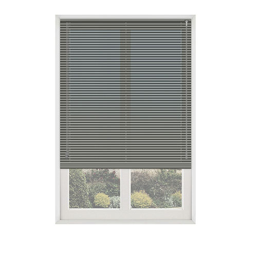 Silver 25mm Aluminium Lifestyle Venetian blinds